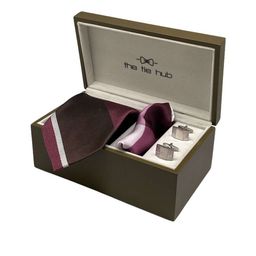 The Tie Hub Men Multicoloured Accessory Gift Set-33