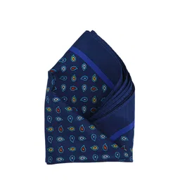 Calvadoss Men Navy Blue Printed Pocket Square-picture-46