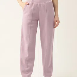 FEMEA Women Lavender Solid Track Pant-image-105