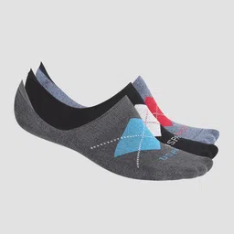 U.S. Polo Assn. Men Pack Of 3 Patterned No Show Socks-58