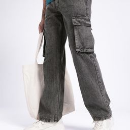 glitchez Men Tactical Drip Cargo Light Fade Jeans-image-62