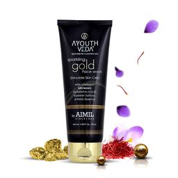 AYOUTHVEDA  Sparkling Gold Face Wash 100ml-1