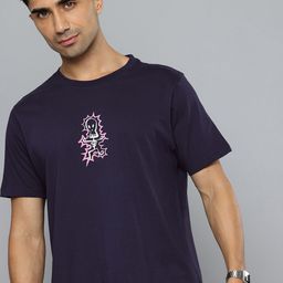 Flying Machine Printed Pure Cotton T-shirt-image-45