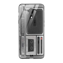 DailyObjects Black & Grey Apps 2 in 1 OnePlus 7 Glass Mobile Case-17