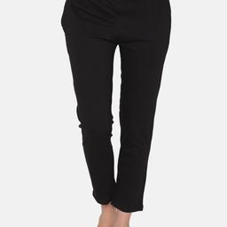 Clovia Women Black Solid Lounge Pants LB0173P13XL-picture-46