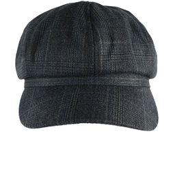 iSWEVEN Unisex Black Self Design Visor Cap-picture-43