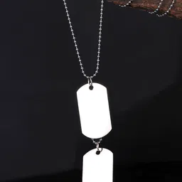 Yellow Chimes Silver-Toned Rhodium-Plated Pendant With Chain-image-61