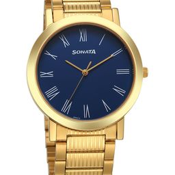 Sonata Men Bracelet Style Straps Analogue Watch 77108YM14-30