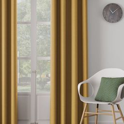 DDecor Yellow Single Sheer Door Curtain-picture-15
