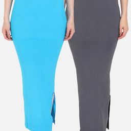 Beau Design Women Pack Of 2 Solid Saree Shapewears-image-33