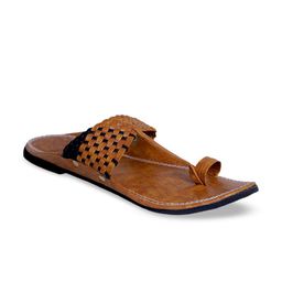 PANAHI Men Brown Comfort Sandals-image-15