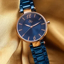 DressBerry Women Blue Analogue Watch-image-13