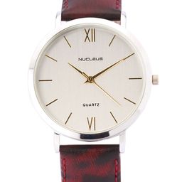 Nucleus Unisex Silver-Toned Dial Watch LSSM-12