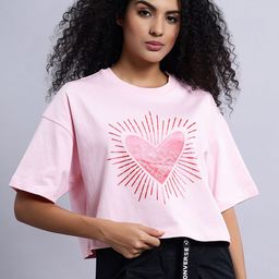 Converse Women Radiating Love Graphic Crop T-shirt-image-42