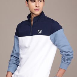 French Connection Colourblocked Mock Collar Sweatshirt-picture-19