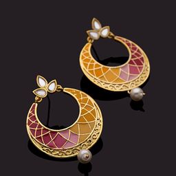 Voylla Gold-Plated Circular Chandbalis-image-43