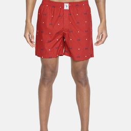 U.S. Polo Assn. Men Red Printed    Pure Cotton Boxers I663-125-image-26