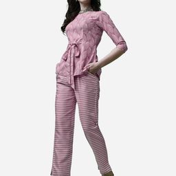 RAISIN Printed Pure Cotton Top With Trouser-picture-41