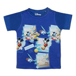 Disney by Wear Your Mind Boys Blue Mickey Mouse Printed T-shirt-image-91
