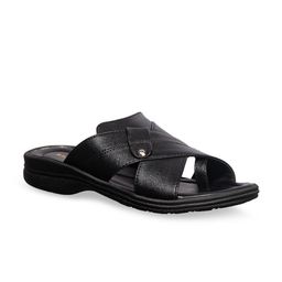 Khadims Men Black Sandals-image-77