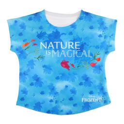 Disney by Wear Your Mind Blue Printed Round Neck T-shirt-image-66