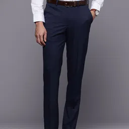 Louis Philippe Men Slim Fit Formal Trousers-picture-44
