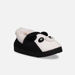 Yellow Bee Kids Black & White Slip-On Sneakers-54