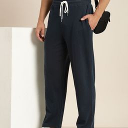 DILLINGER Men Lightweight Relaxed Fit Baggy Kintted Track Pants-image-64