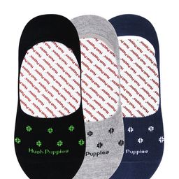 Hush Puppies Men Pack of 3 Assorted Patterned Shoe Liners-3