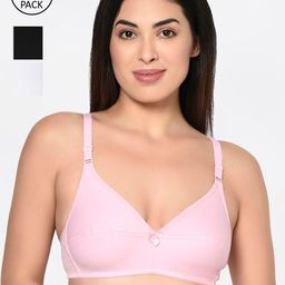 Bodycare Pack Of 3k Solid Non-Wired Non Padded Everyday Bras 1581BPIW-3PCS-picture-56