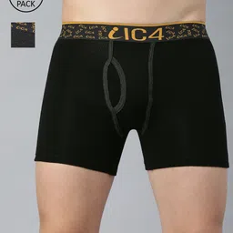 IC4 Men Pack of 2 Assorted Solid Trunks 0B-C214P2 image 1