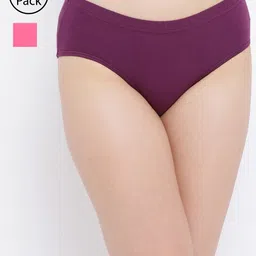 Clovia Women Pack Of 2 Cotton Hipster Briefs COMPNC698XL-picture-40