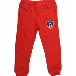 Marvel by Wear Your Mind Kids Red Solid Slim Fit Joggers-image-76