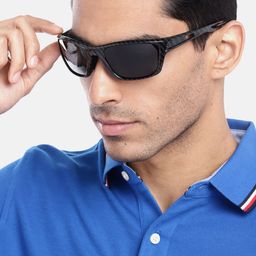 Carlton London Premium Men Aviator Sunglasses With Polarised & UV Protected Lens CLSM147-43