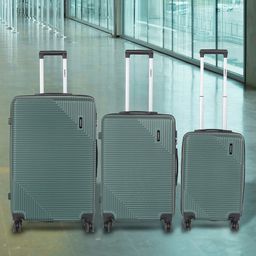 Roadster Unisex Set of 3 Hard Sided Trolley Suitcases - Cabin, Medium & Large-18