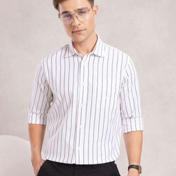 Nautica Premium Striped Pure Cotton Casual Shirt-picture-19