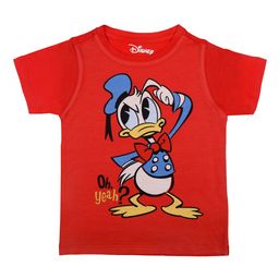 Disney by Wear Your Mind Boys Red & Blue Mickey Mouse Printed Round Neck T-shirt-image-75