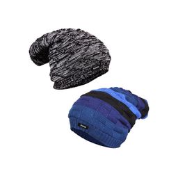 Knotyy Men Pack of 2 Solid Beanie-image-25