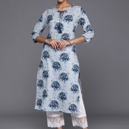 Varanga Women Floral Printed Straight Kurta-18