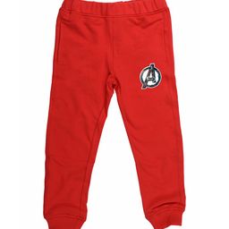 Marvel by Wear Your Mind Kids Red Solid Slim Fit Joggers-image-71