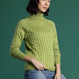 DressBerry Acrylic Self-Striped Pullover-image-68