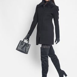 Crimsoune Club Faux Fur Detailed Overcoat-picture-38