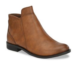 Delize Women Tan Brown Solid Heeled Boots-image-20