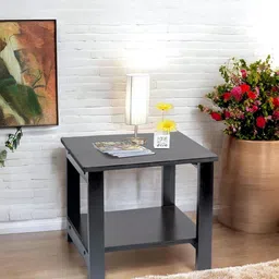 Ikiriya Black Square Shaped Sheesham Wooden Contemporary Coffee Table-image-53