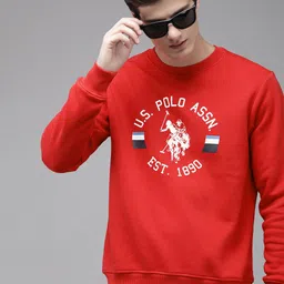 U.S. Polo Assn. Brand Logo Printed Sweatshirt-picture-43