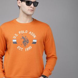 U.S. Polo Assn. Brand Logo Printed Sweatshirt-image-96