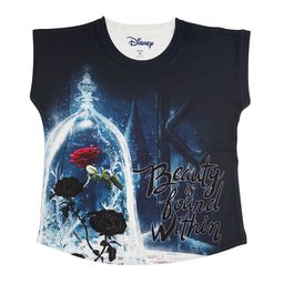 Disney by Wear Your Mind Girls Black & White Printed Top-picture-46