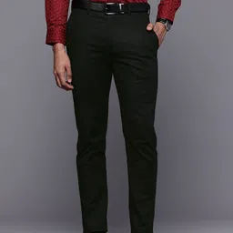 Louis Philippe Men Super Slim Fit Formal Trousers-picture-17