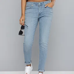Levis Women 711 Skinny Fit Light Fade Stretchable Jeans-picture-38