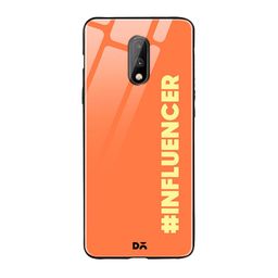 DailyObjects Orange & Yellow Influencer OnePlus 7 Glass Case-43